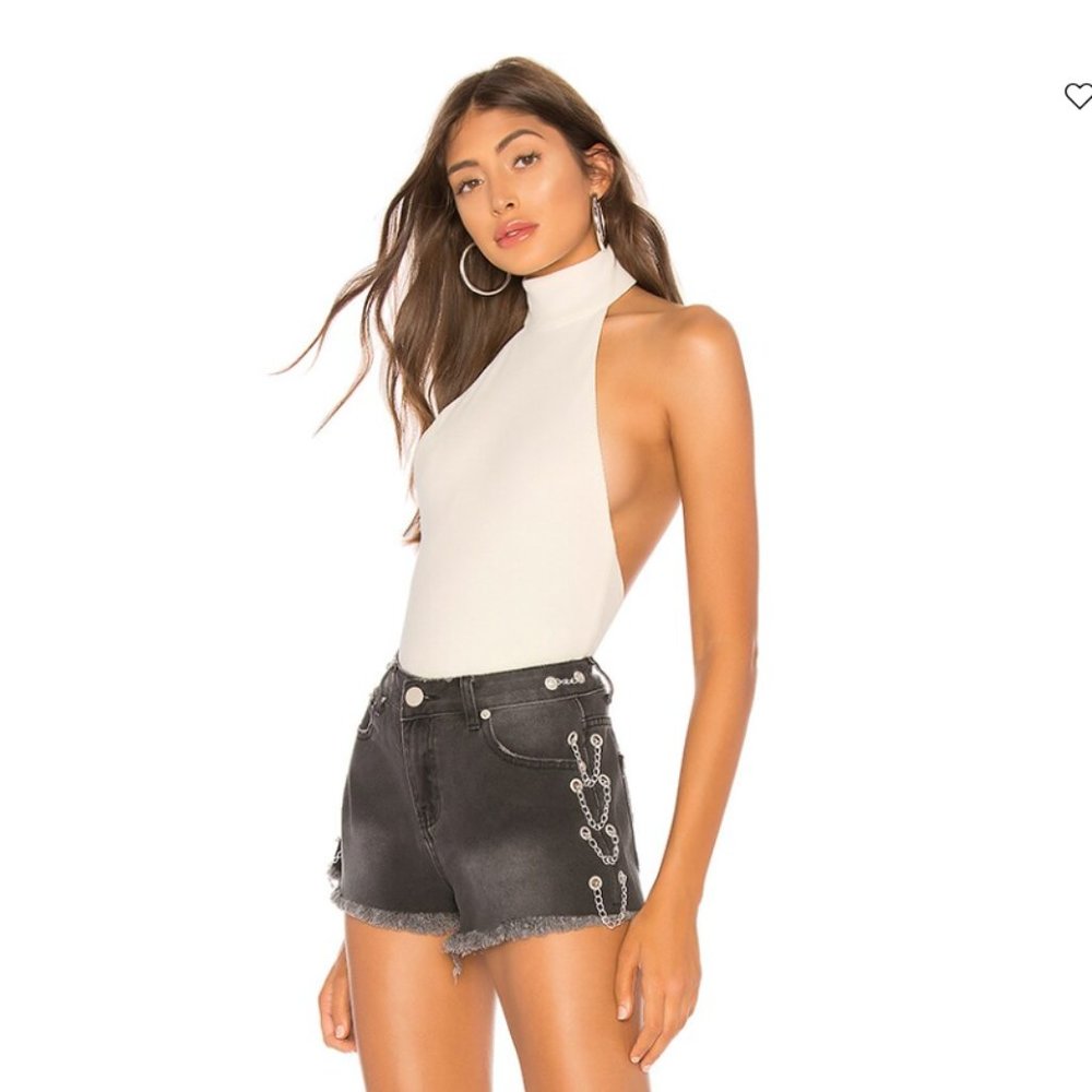 Revolve Ribbed Halter Top